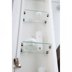 Зеркальный шкаф BelBagno Marino 100 bianco lucido MARINO-SPC-1000/750-2A-BL-P