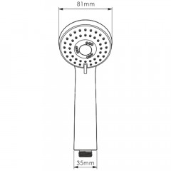 Ручной душ WasserKRAFT A120