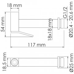 Гигиенический душ WasserKRAFT A138