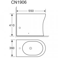 Биде Ceramica Nova Star CN1906