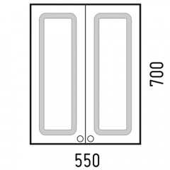 Шкаф подвесной Corozo Классика 55 SD-00000326