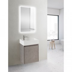 Тумба с раковиной BelBagno Kraft Mini pietra grigio L