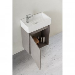 Тумба с раковиной BelBagno Kraft Mini pietra grigio L