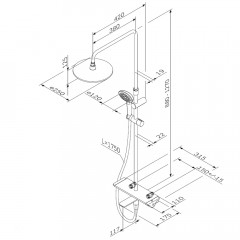 Душевая система Am.Pm Spirit V2.0 F0770A500