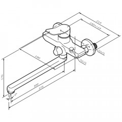 Смеситель универсальный Am.Pm X-Joy F85A90000