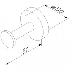 Крючок Am.Pm Inspire V2.0 A50A35800