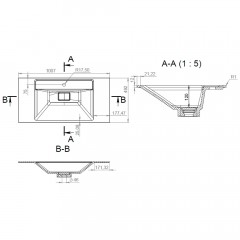 Раковина мебельная Am.Pm Inspire V2.0 100 M50AWPC1001WG