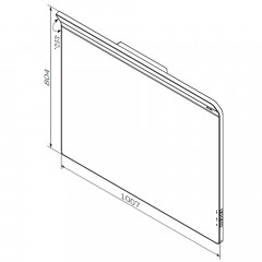 Зеркало Am.Pm Inspire V2.0 100 M50AMOX1001SA