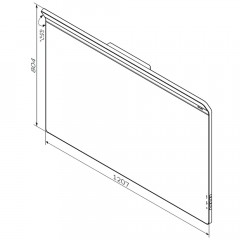 Зеркало Am.Pm Inspire V2.0 120 M50AMOX1201SA