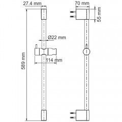 Душевая стойка WasserKRAFT Glan A191