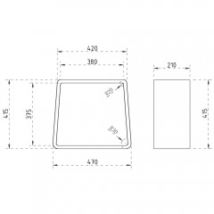 Стул для ванны Abber AB-C02