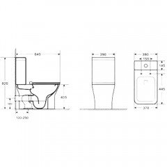 Унитаз Bolu Badalona BL-34A2152 безободковый