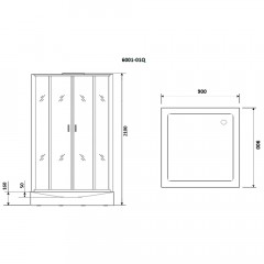 Душевая кабина Niagara Premium NG-6001Q