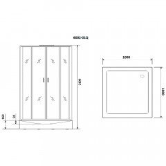 Душевая кабина Niagara Premium NG-6002Q