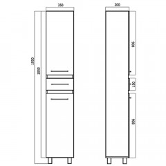 Пенал Bandhours Hermite 35 R Hr350.56