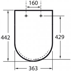 Унитаз Roca Debba 34299700Y + бачок 34199100Y + сиденье 8019D2003