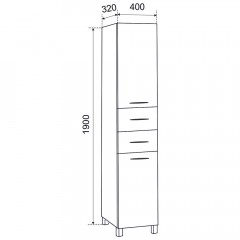 Пенал Emmy Рокард 40 L rok40penB-l