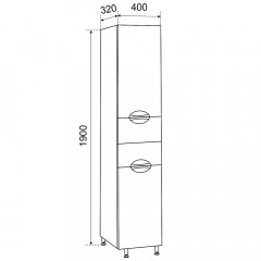 Пенал Emmy Милли 40 R mel40penAdsp-r