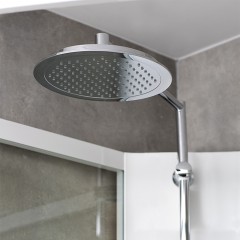 Душевая кабина IDO Showerama 10-5 пятиугольная 80x90 профиль серебристый матовый, стекло прозрачное/матовое