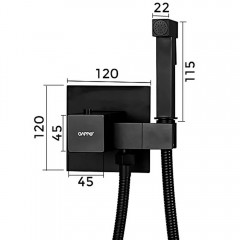 Смеситель с гигиеническим душем Gappo Jacob G7207-60 термостат