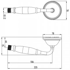 Ручной душ Lemark LM8007G