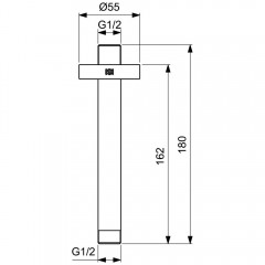 Держатель верхнего душа Ideal Standard IdealRain B9446XG