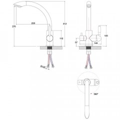 Смеситель для кухни Paulmark Essen Es213001-401