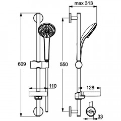 Душевой гарнитур Ideal Standard IdealRain B9415AA