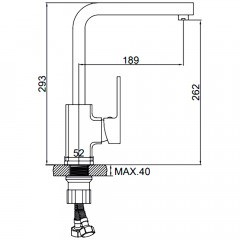 Смеситель для кухни Ledeme H30 L4030-2