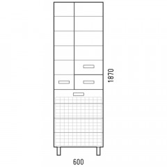 Пенал Corozo Денвер 60 SP-00000535