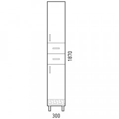 Пенал Corozo Олимп 30 SD-00000693