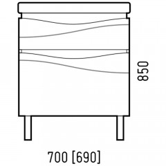 Комплект мебели Corozo Омаха 70