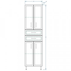 Пенал Stella Polar Концепт 48 SP-00000149