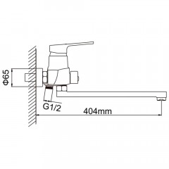 Смеситель универсальный Ledeme H57 L2257