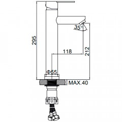 Смеситель для раковины Ledeme H703 L71103