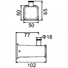 Крючок Ledeme 302 L30205W-1