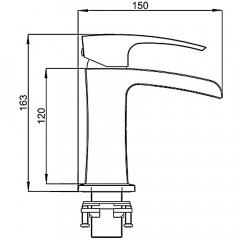 Смеситель для раковины Gappo Jacob G1007-30