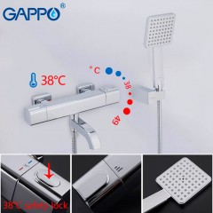 Смеситель для ванны Gappo G91 G3291 термостат