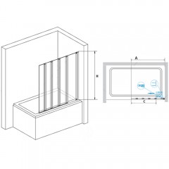 Шторка на ванну RGW Screens SC-21 120 03112112-11