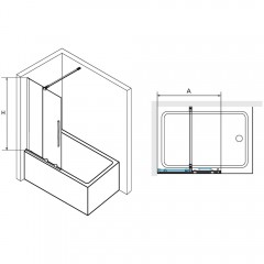 Шторка на ванну RGW Screens SC-47 90 41114709-11