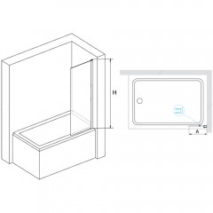 Шторка на ванну RGW Screens SC-056 40 351105640-11