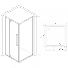 Душевое ограждение RGW Stilvoll SV-34 90x90 06323499-11
