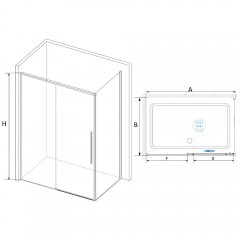 Душевое ограждение RGW Stilvoll SV-42B 100x80 32324280-014