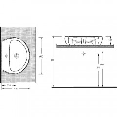 Раковина накладная beWash Bekinger 87601106 чёрный глянцевый