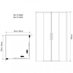 Душевое ограждение Grossman Fly GR-9090Fl