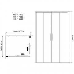 Душевое ограждение Grossman Fly GR-7010Fl