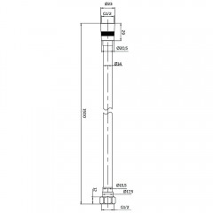 Душевой шланг AltroBagno Beni aggiuntivi SH 071101 NeOp