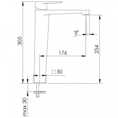 Смеситель для раковины Remer Dream D11L