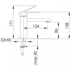 Смеситель для раковины Remer Q-Design QD11