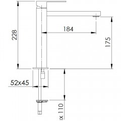 Смеситель для раковины Remer Q-Design QD11L